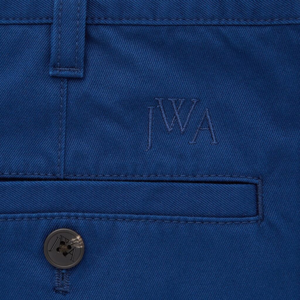 JW ANDERSON ボーダーニット 金ボタン ロゴ刺繍 XS 直売廉価 ladonna.co.jp